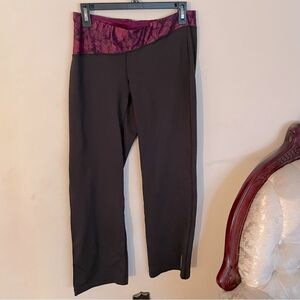 Brooks Glycerin Pants III Black Active Wide Leg Yoga Pant Size Medium